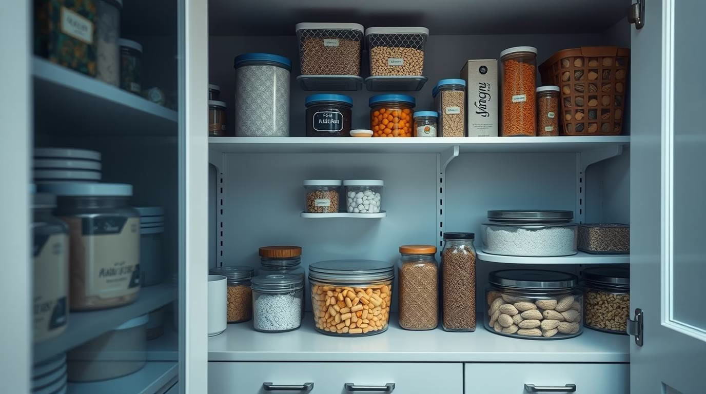 Best Amazon Finds for Home Organization: Stackable containers and magnetic knife strip