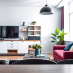 Space-Saving Hacks for Studio Living: Organized modern studio apartment
