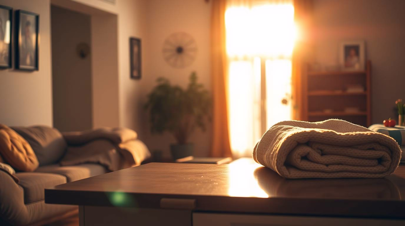 How to create a daily cleaning routine that sticks: Daily reset evening scene
